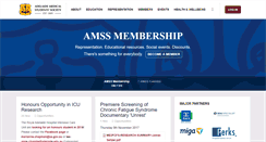 Desktop Screenshot of amss.org.au